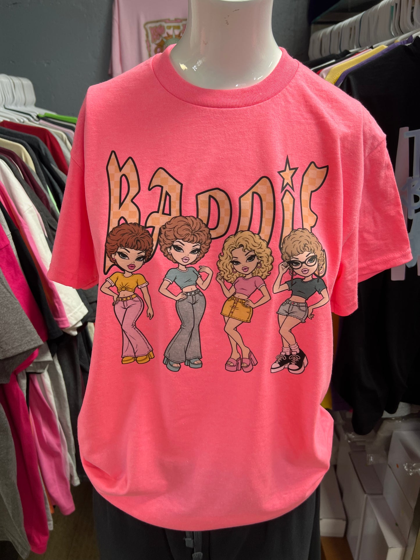 New unisex hot pink