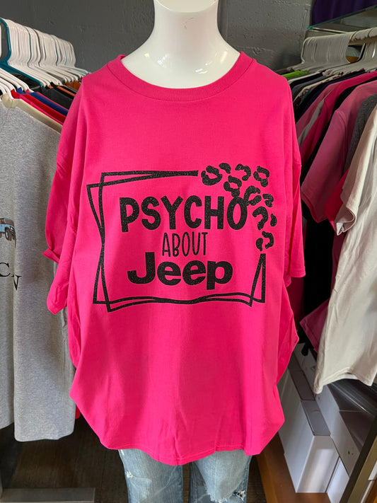 New Gilden unisex shirt hot pink black glitter