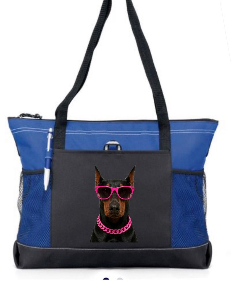 New tote bag doberman