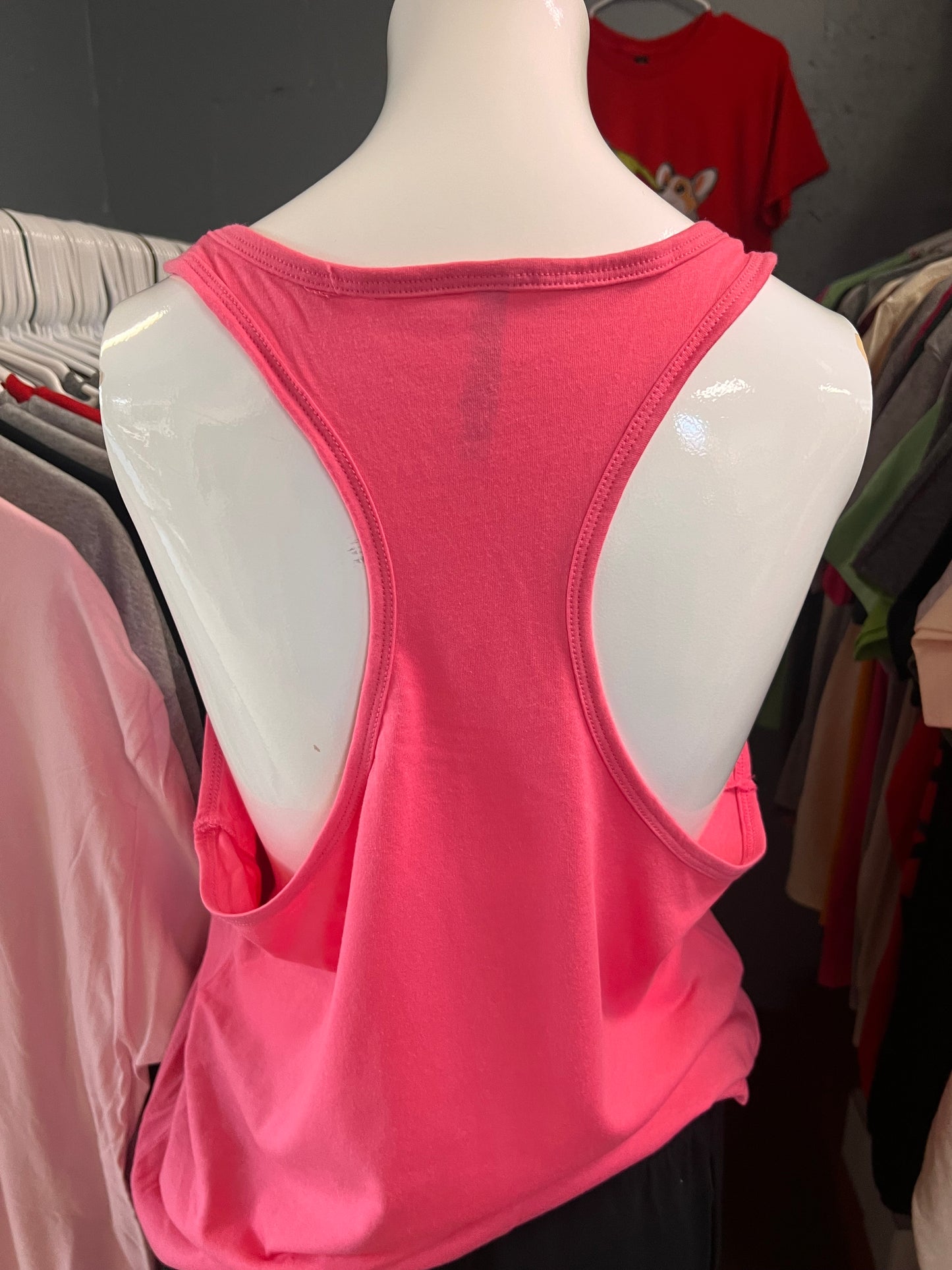 New ladies next level Razorback tank top corgi