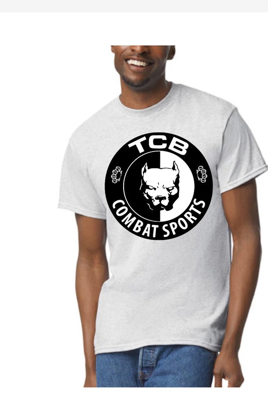 Ash gray TCB unisex Gilden adult T-shirt