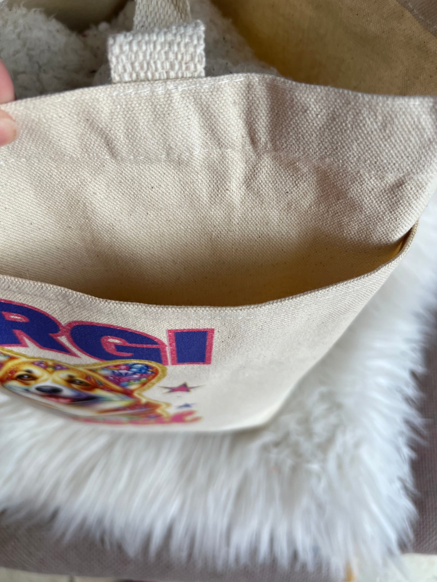 New tote bag corgi