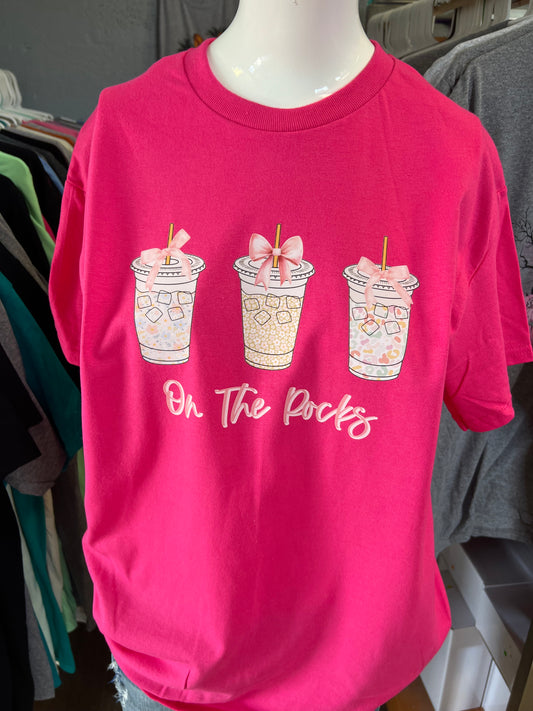 New  unisex T-shirt coffee on the rocks