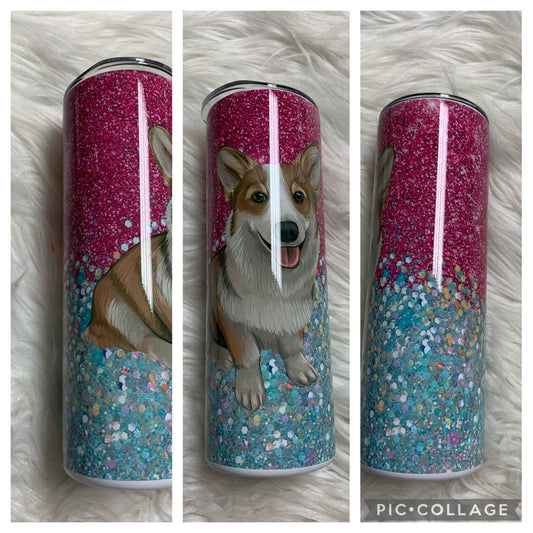 20 ounce Tumblr corgi