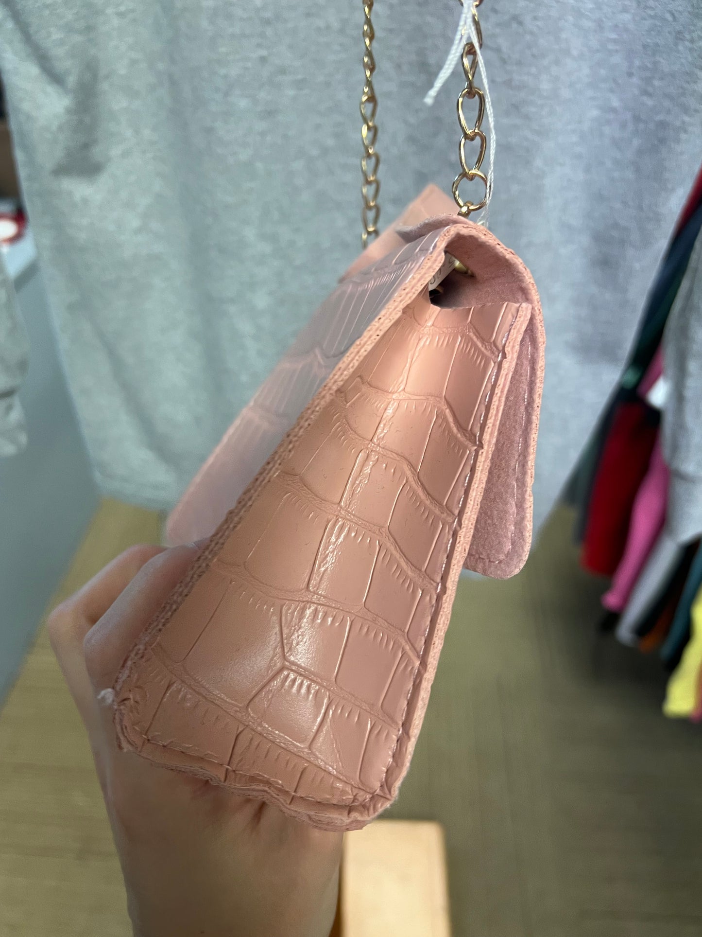 New pink black Crossbody bag