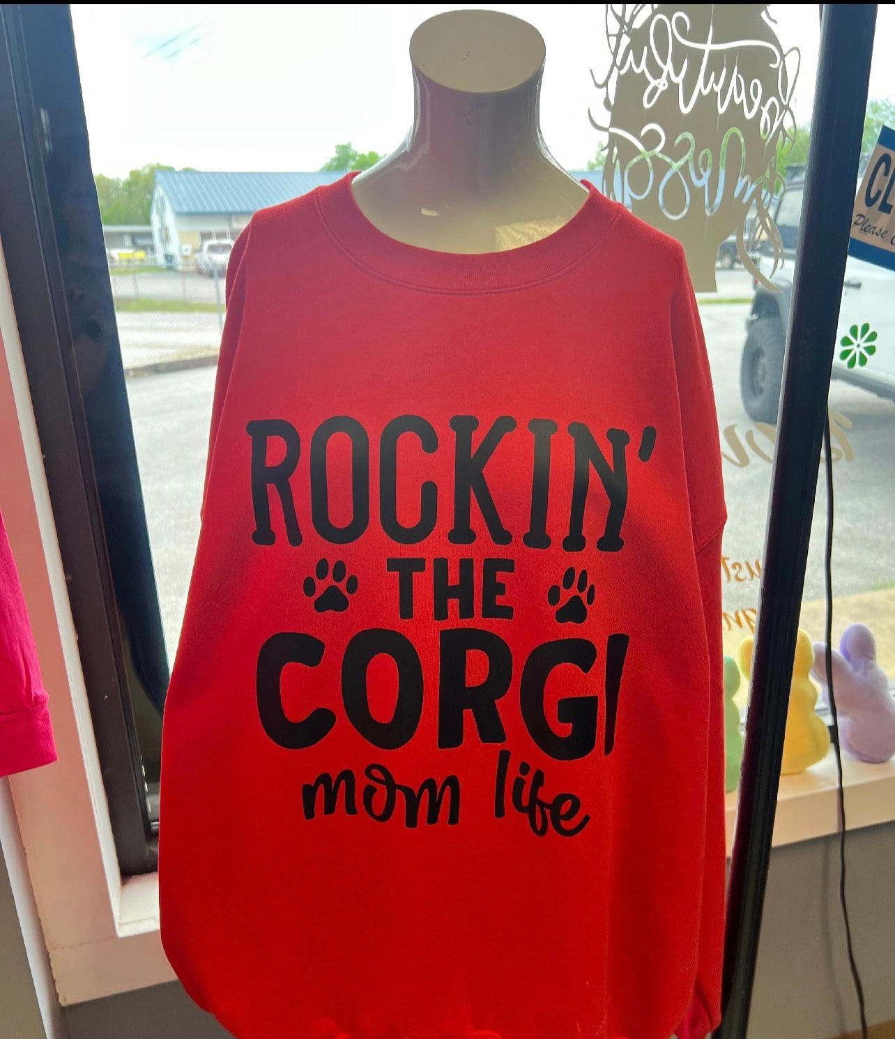 New unisex corgi dog mom