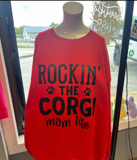 New unisex corgi dog mom