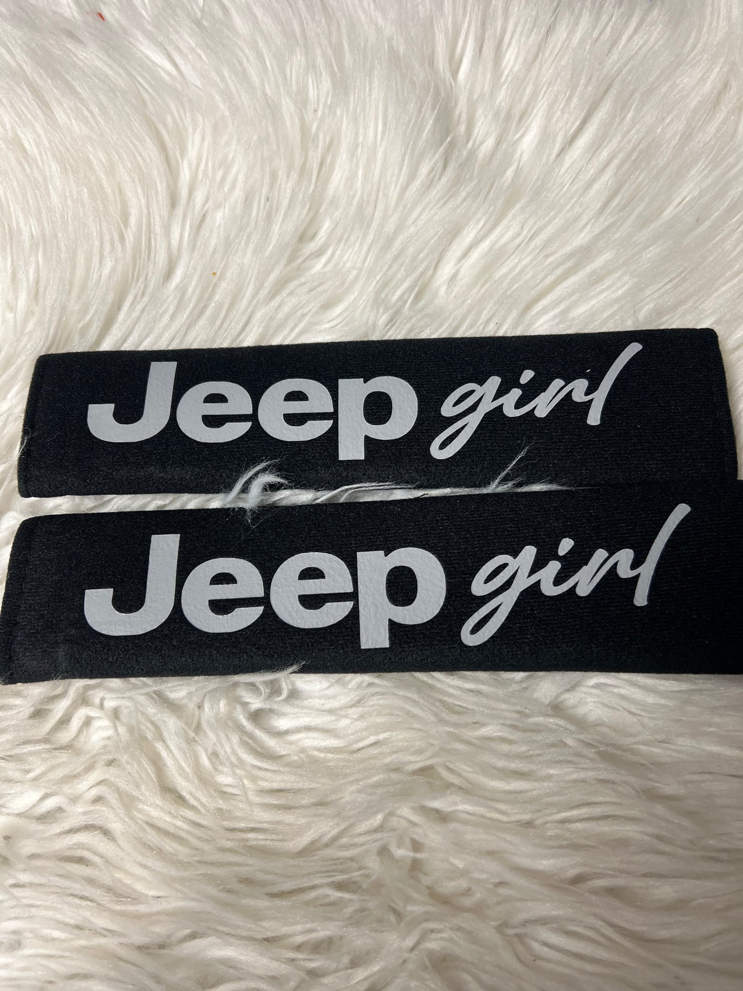 New seatbelt covers gray