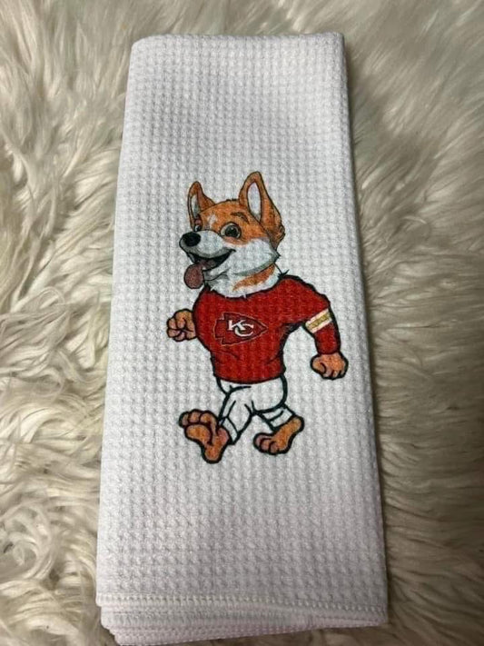 Decorative hand towel football