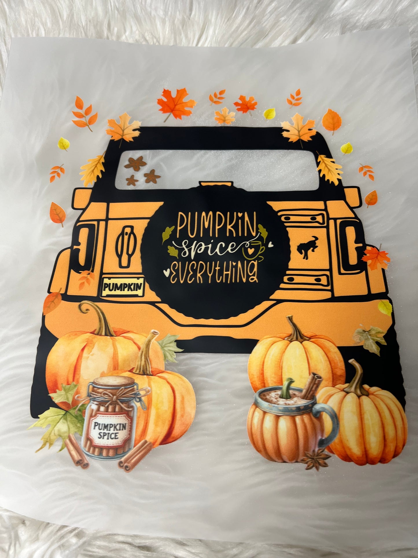 New DTF 4 x 4 pumpkin spice