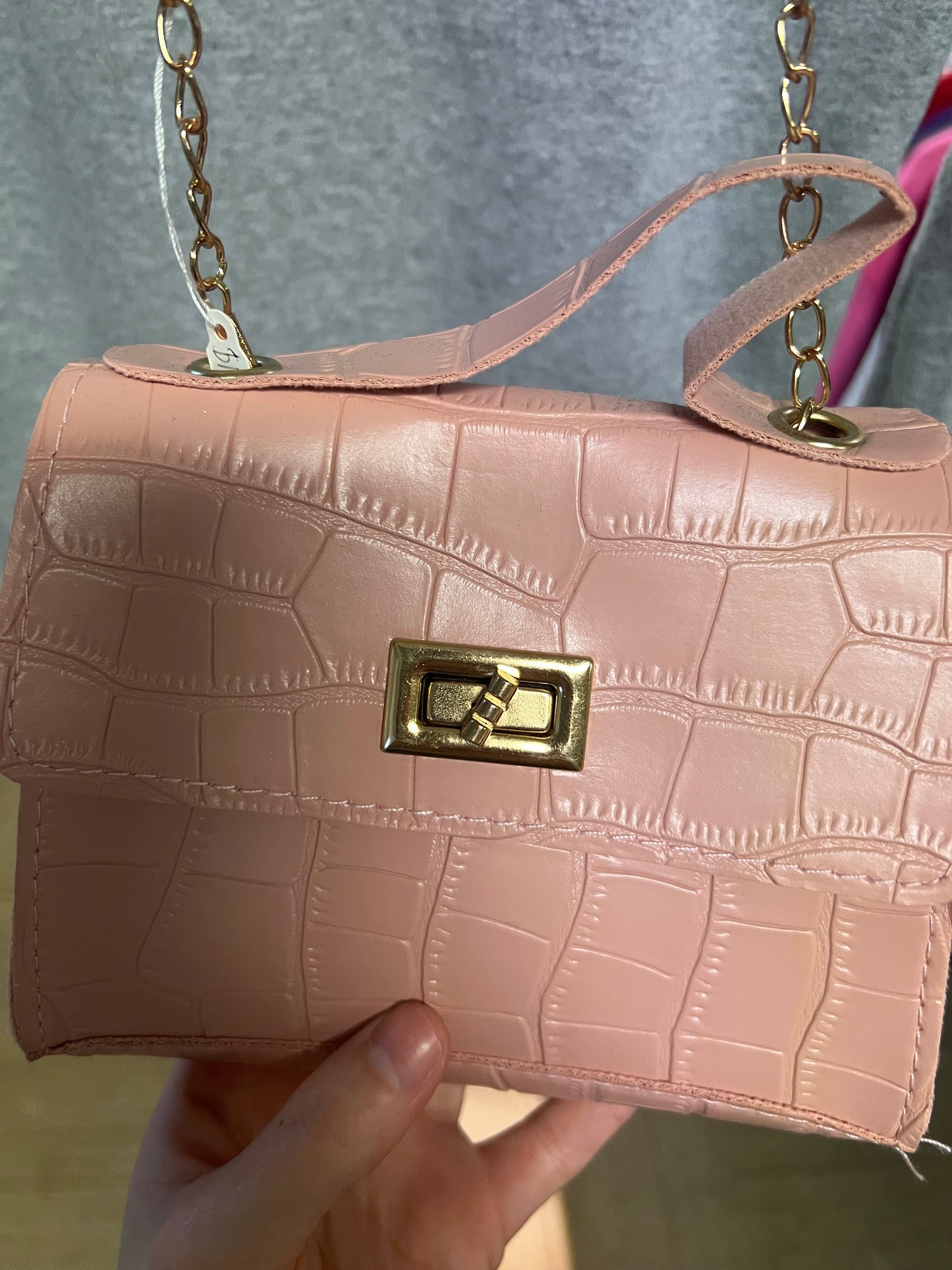 New pink black Crossbody bag
