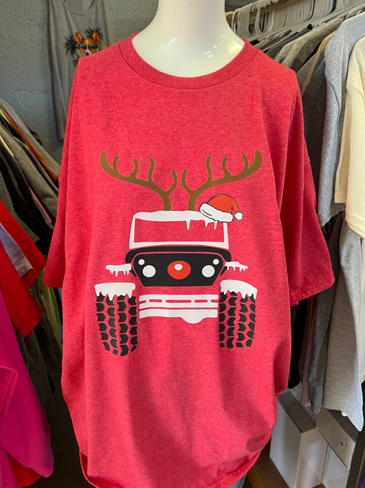 New  unisex T-shirt 4 x 4 Christmas