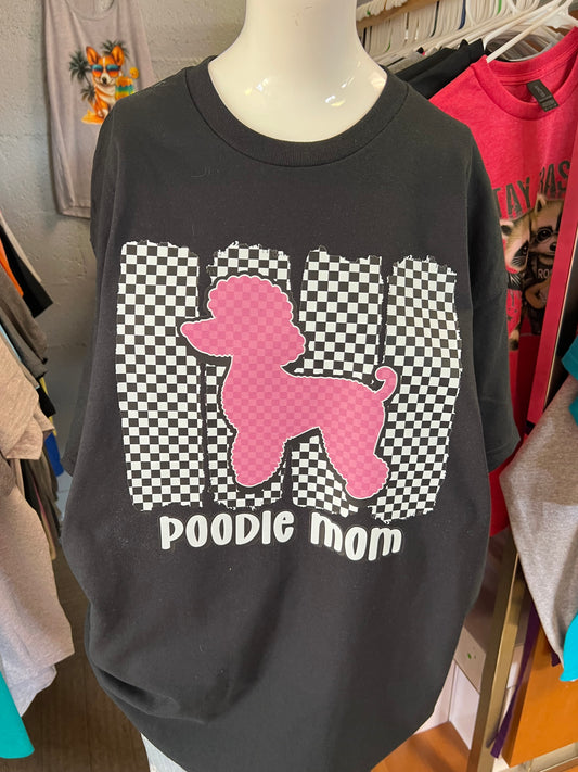 New  unisex T-shirt poodle Mom