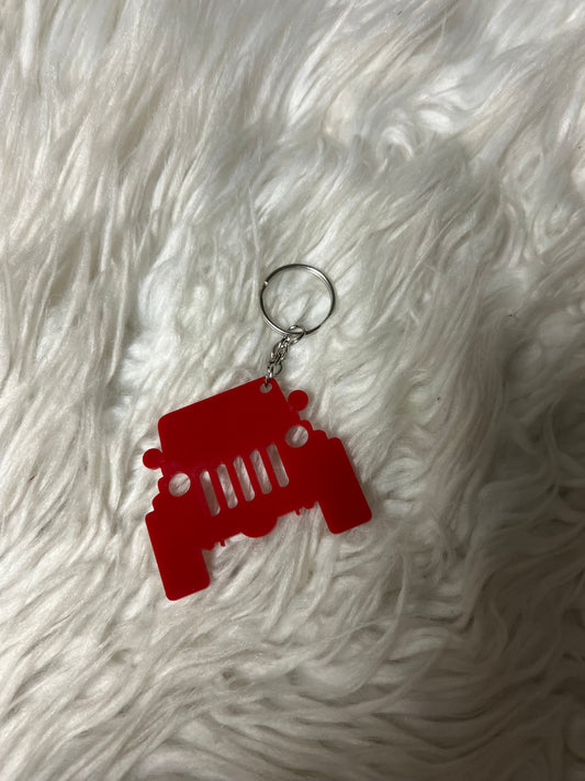 New acrylic keychain  off-road vehicle
