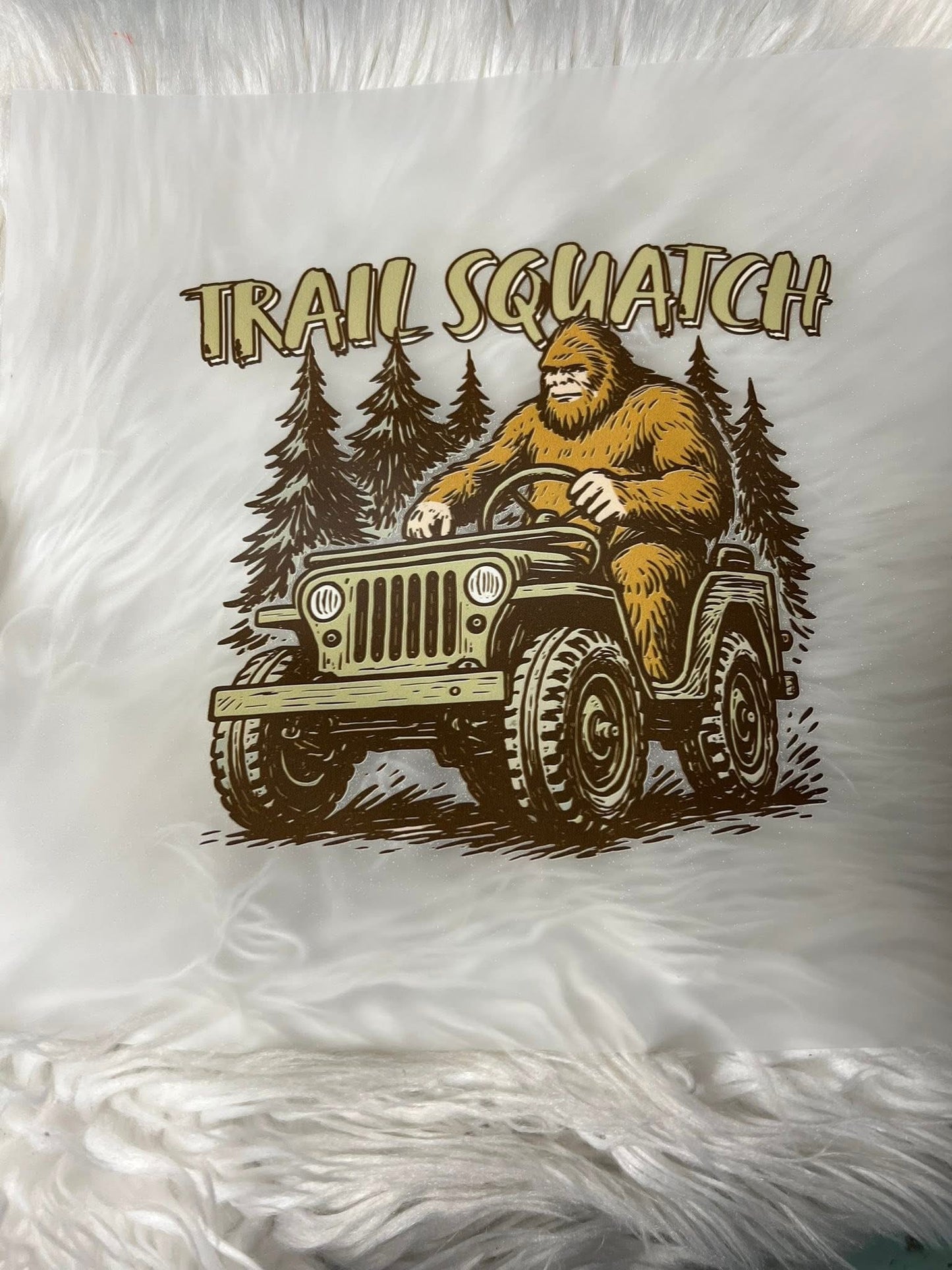 DTF print Sasquatch
