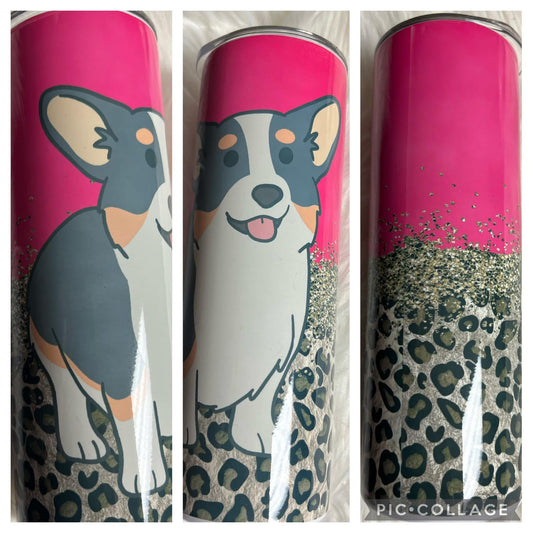 20 ounce Tumblr corgi