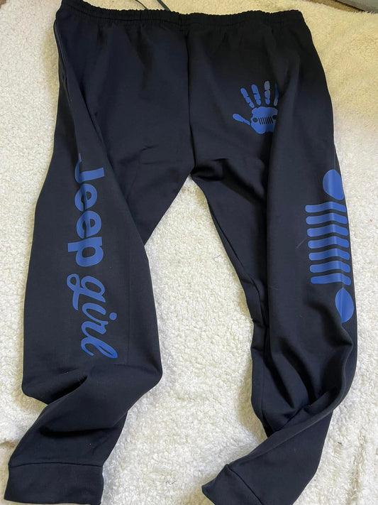 New unisex jerzees bottoms black