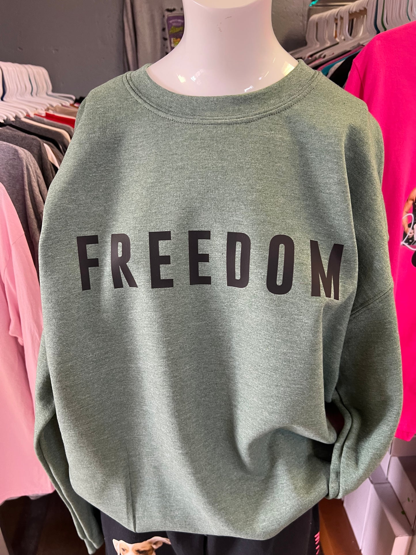 New unisex green freedom Charlie