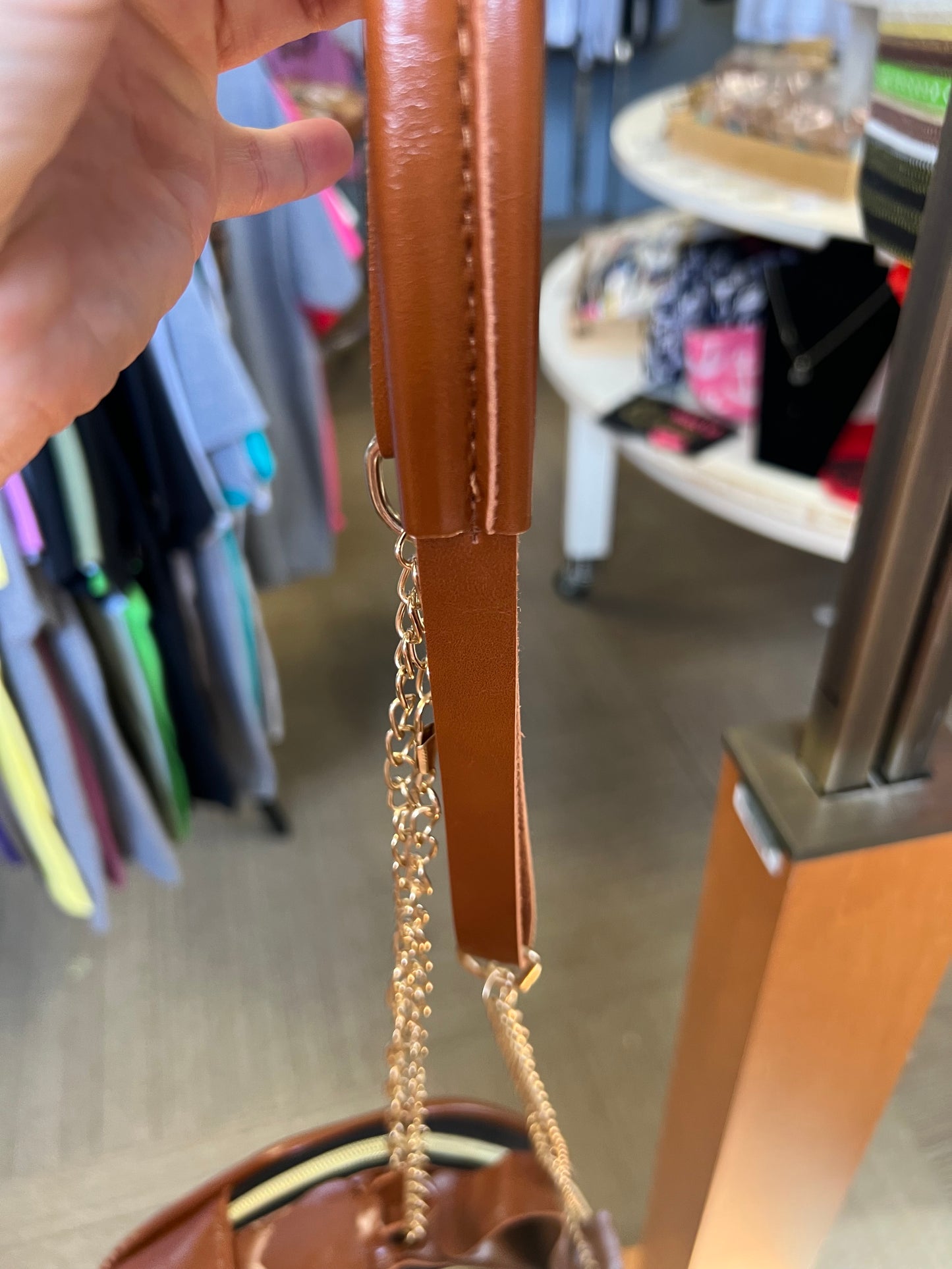 New crossbody gold chain