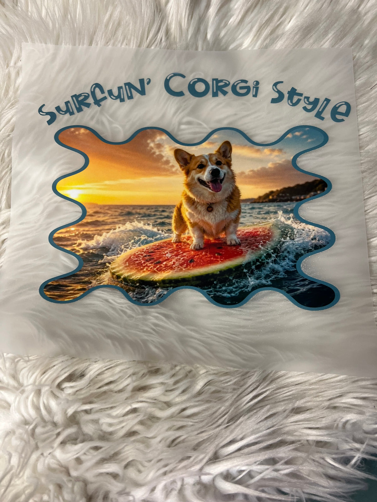 New DTF corgi