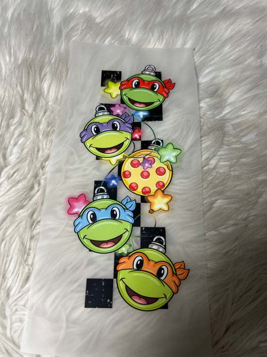 New DTF turtle Christmas