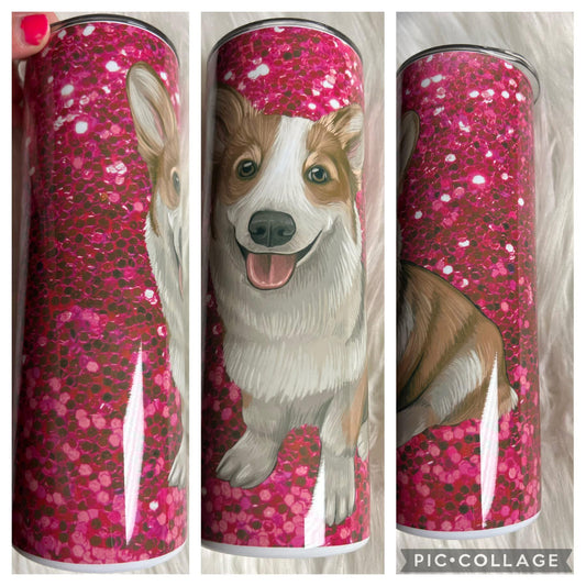 20 ounce Tumblr corgi