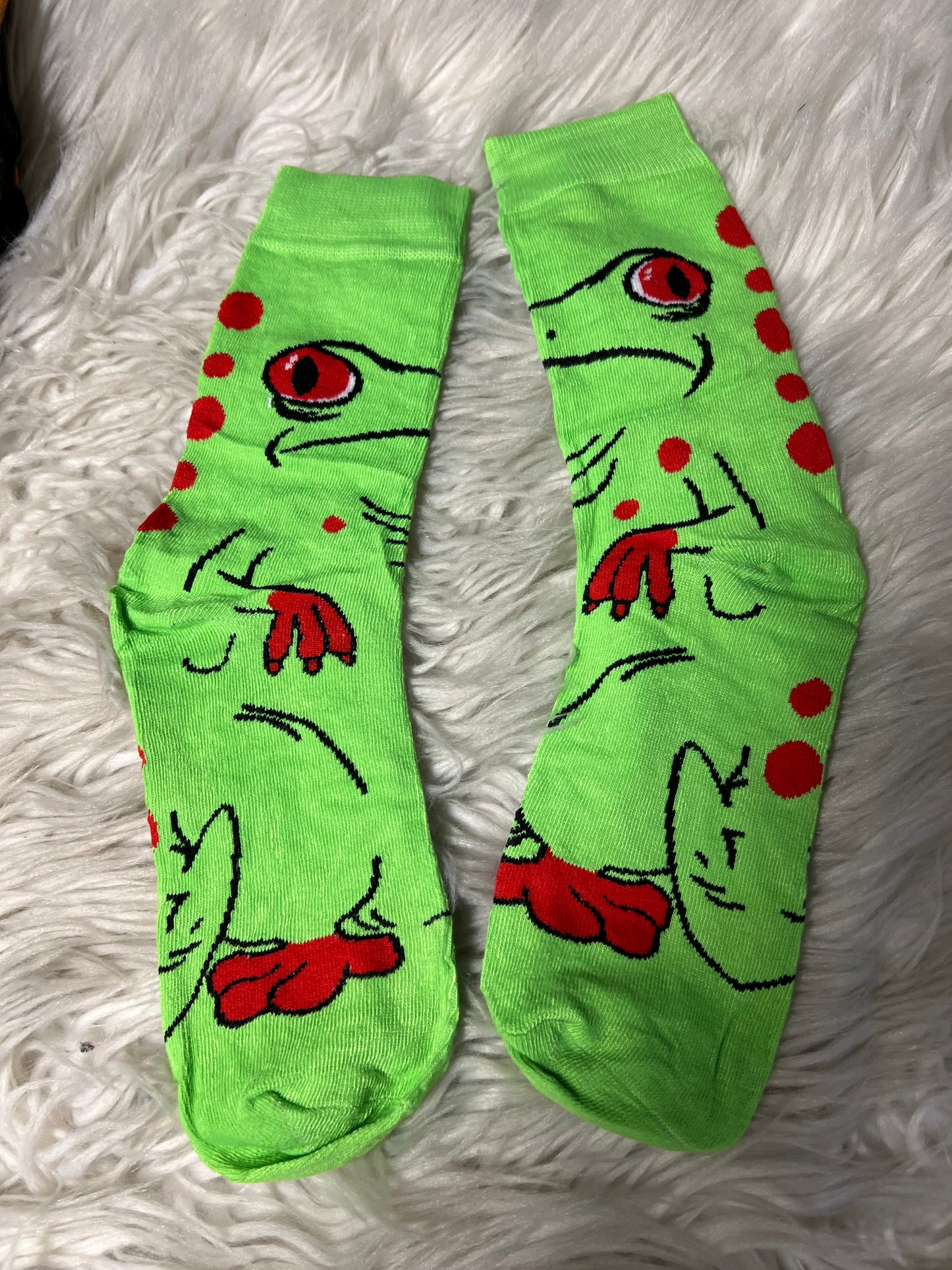 New adult one size graphic socks