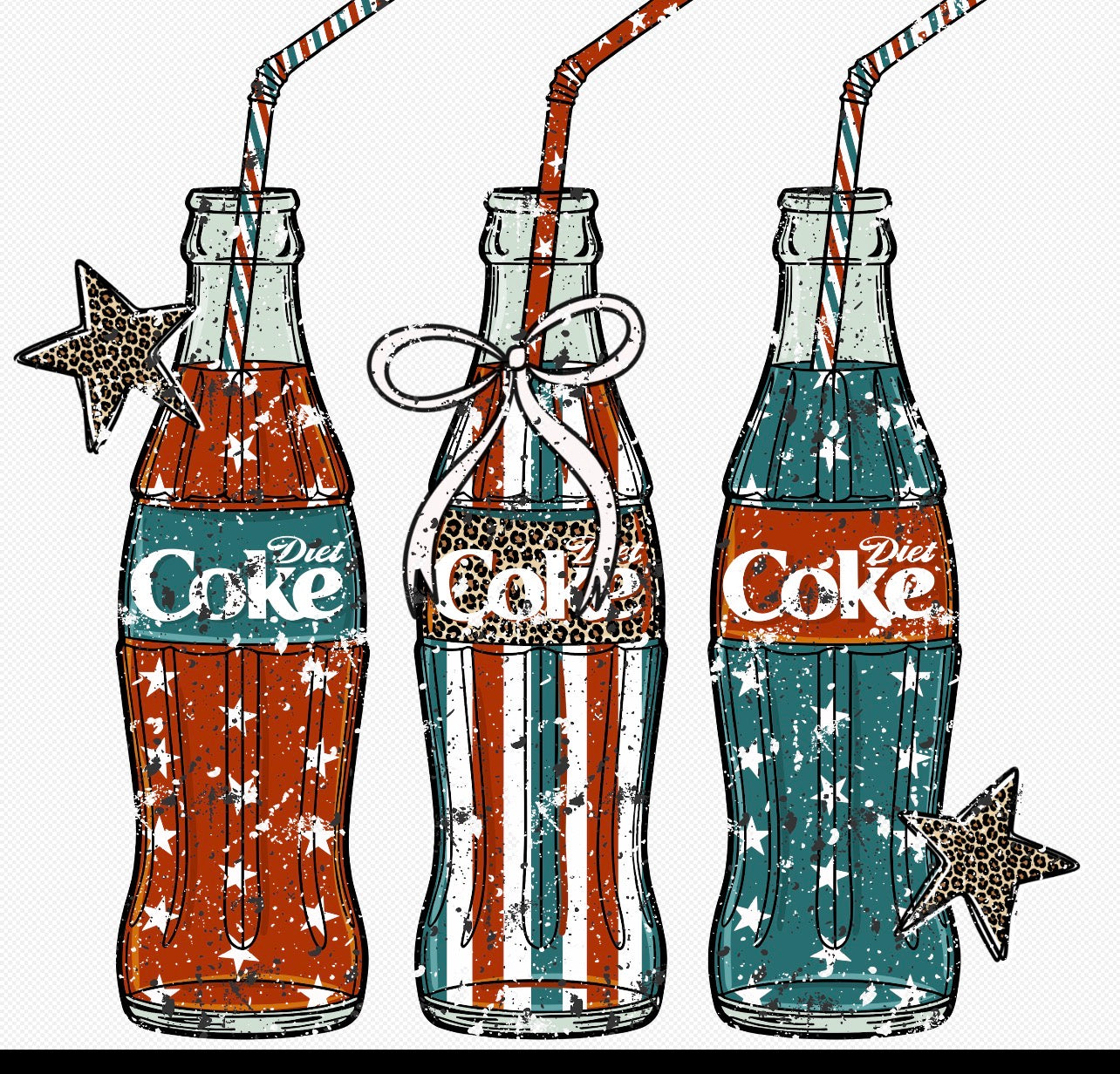 New DTF USA patriotic