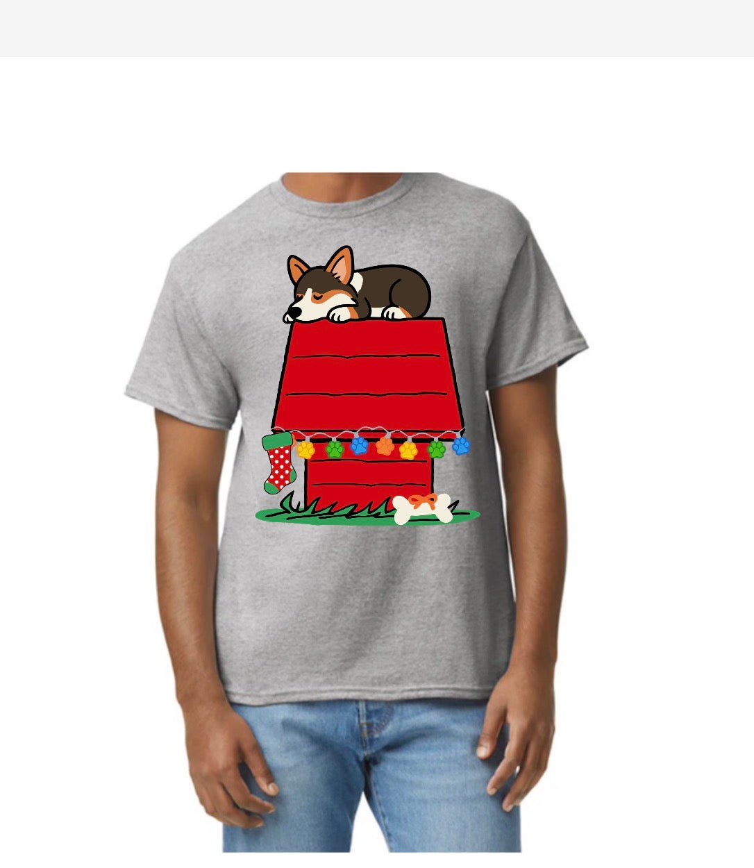 New unisex Christmas corgi