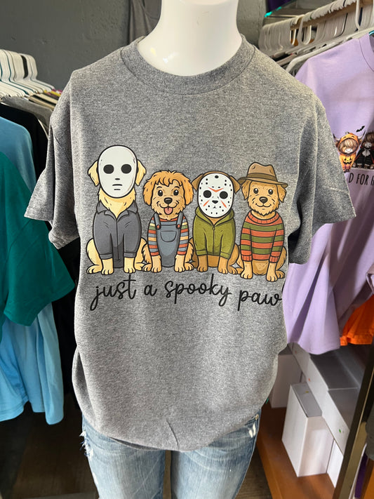 New  unisex T-shirt scary Halloween dog