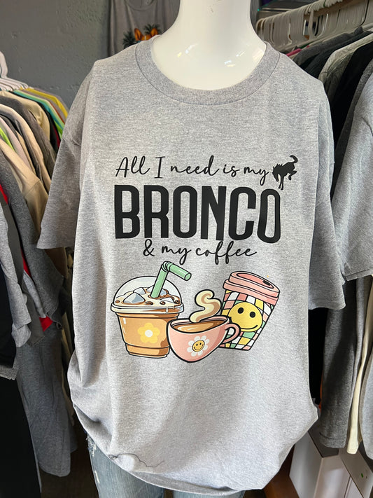 New  unisex T-shirt 4 x 4 coffee
