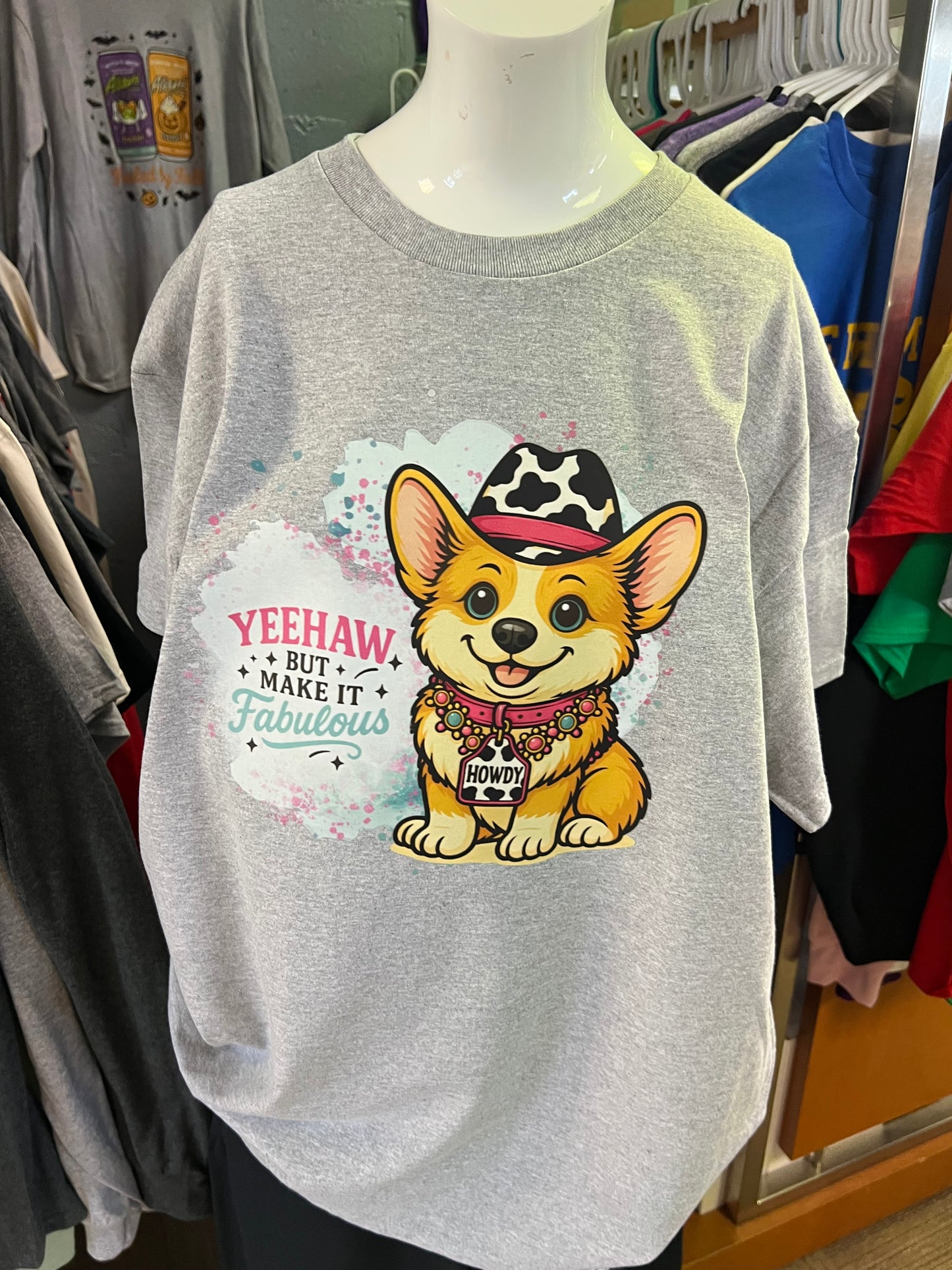 New unisex corgi dog mom
