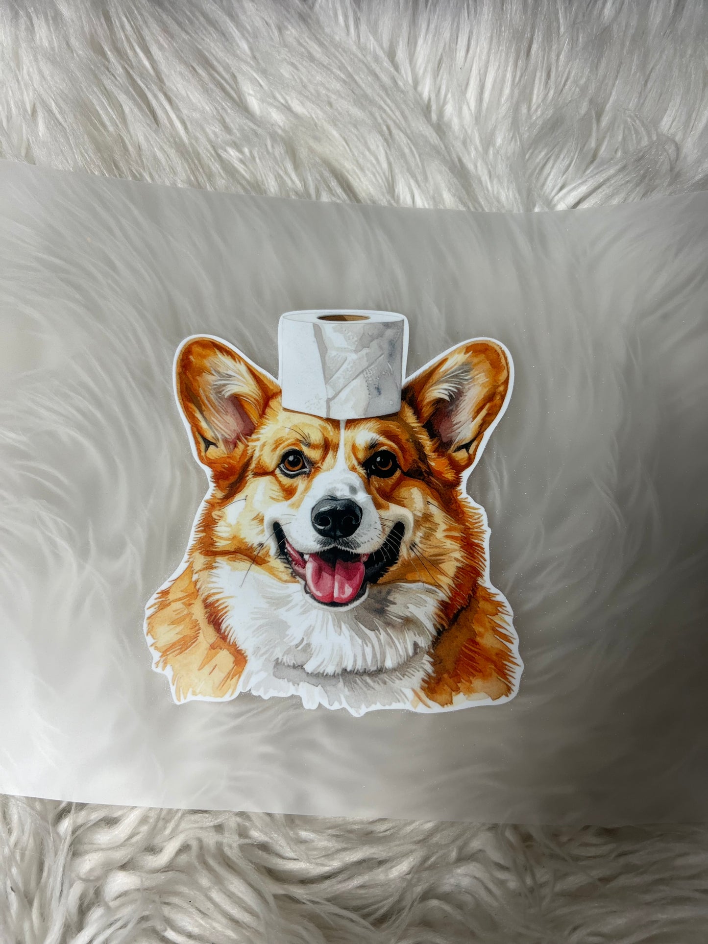 New DTF corgi