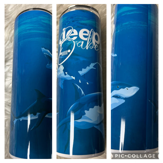20 ounce Tumblr sharks