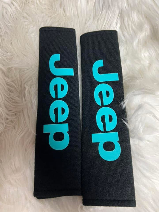 New seatbelt covers teal