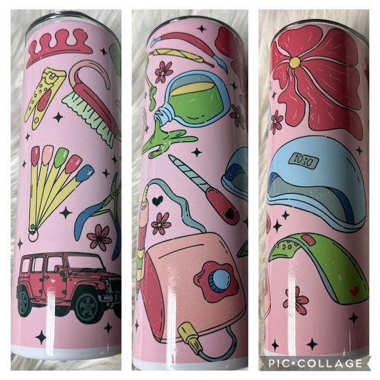 20 ounce Tumblr nail tech