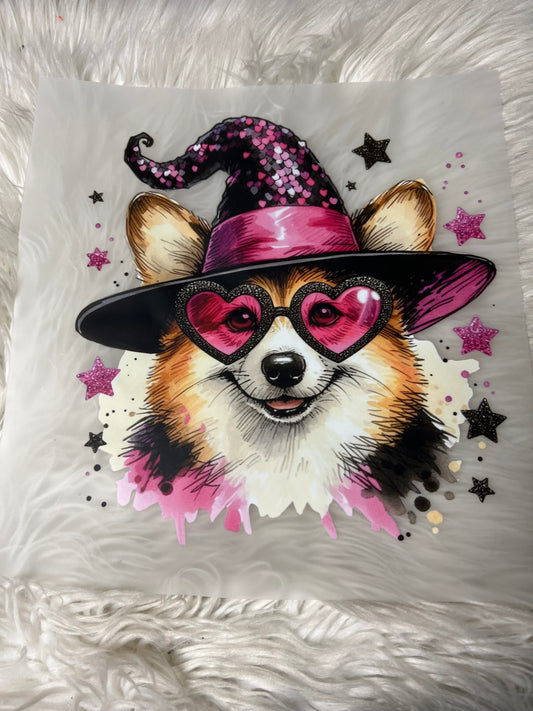 New DTF corgi Halloween