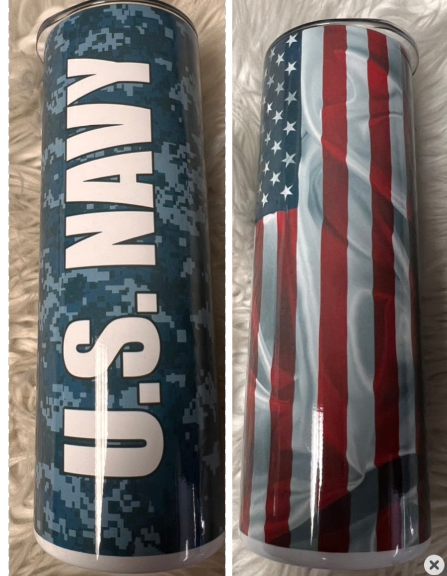 20 ounce metal Tumblr