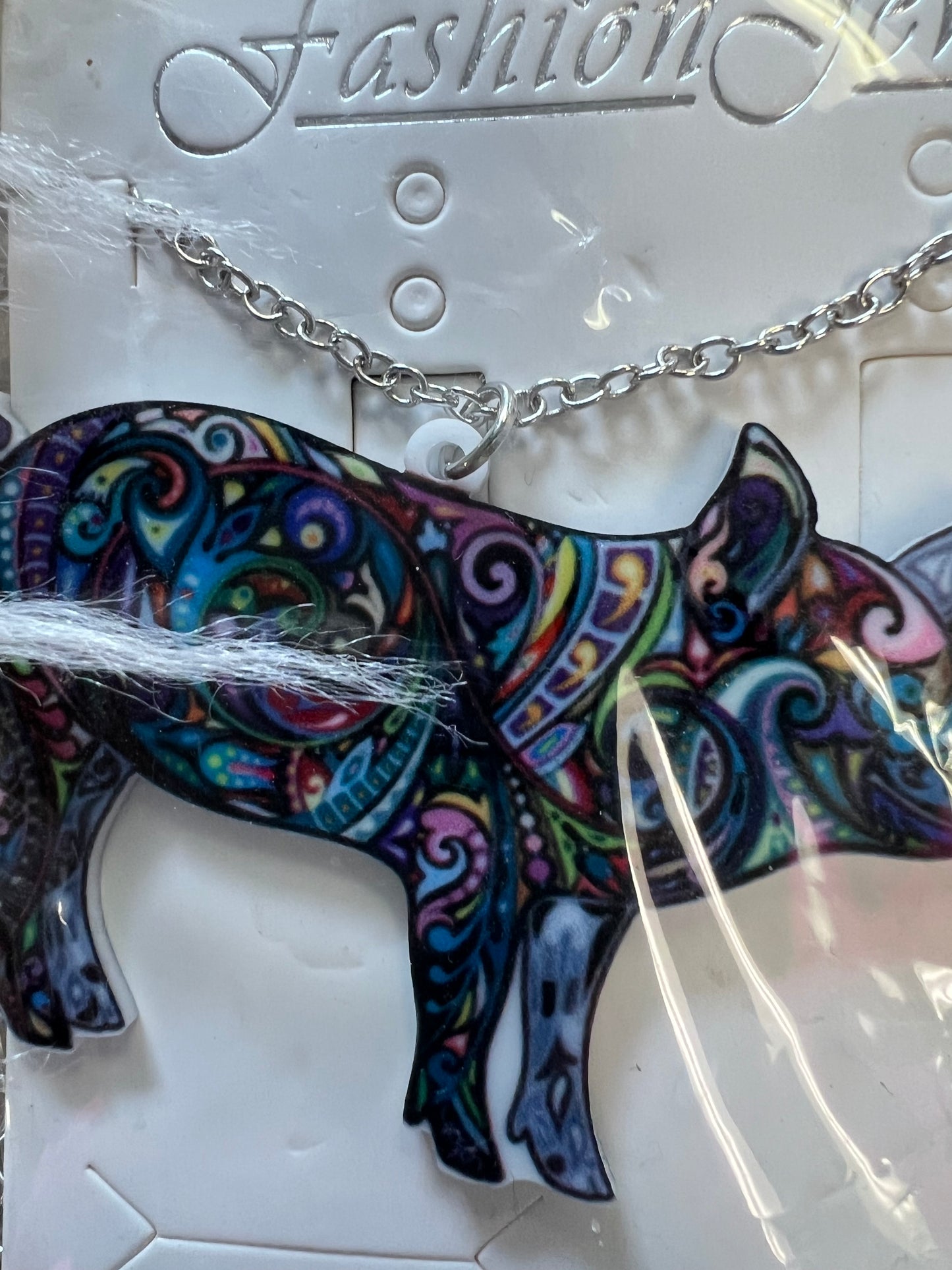 New  necklace pig