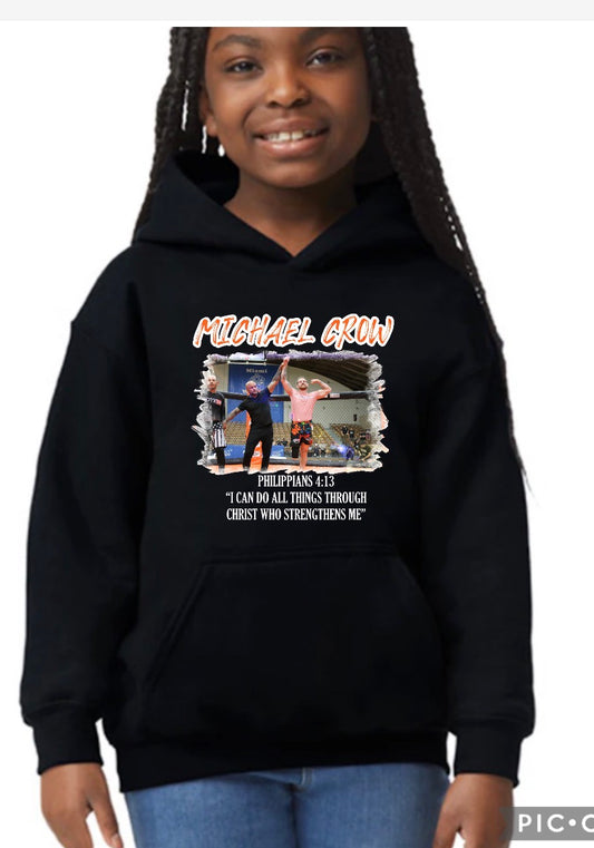 Michael Crow unisex Gilden youth  hoodie