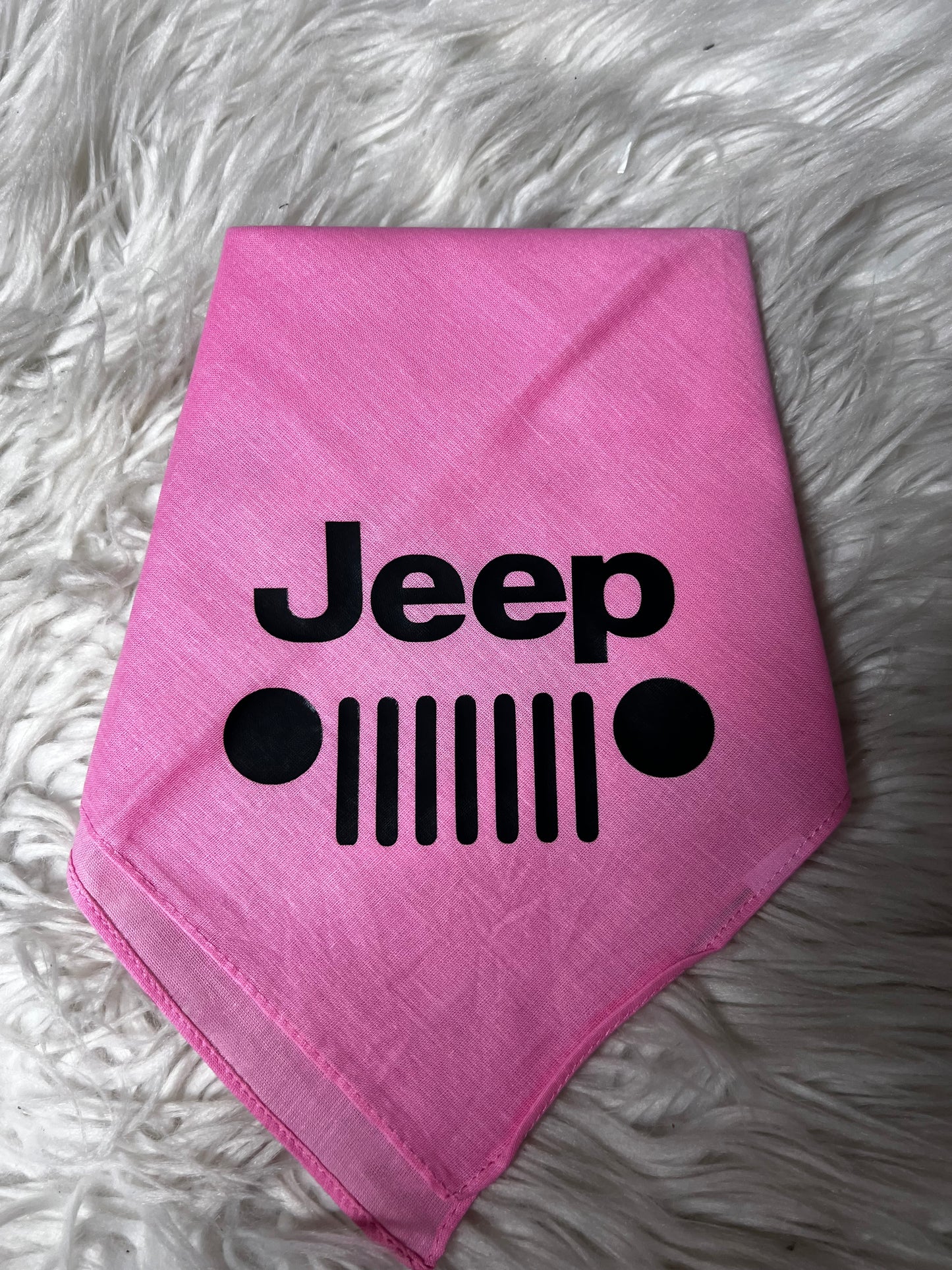 New dog bandanna pink