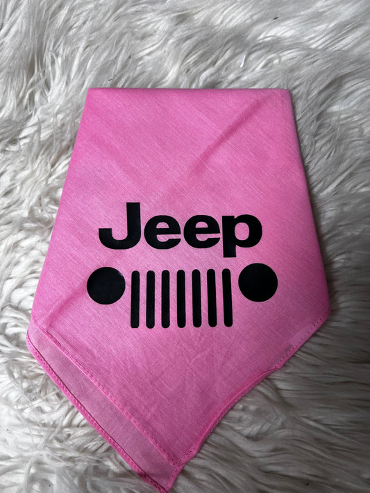 New dog bandanna pink