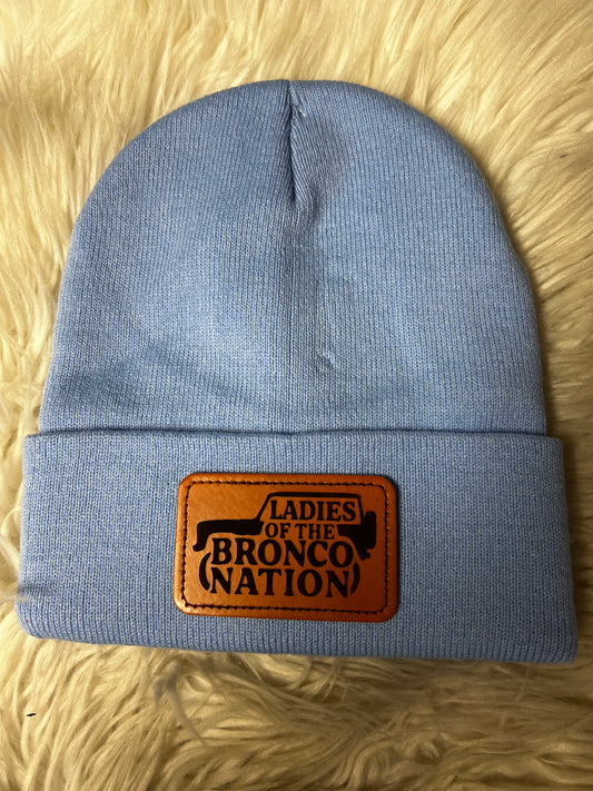 Ladies of the B nation beanie blue