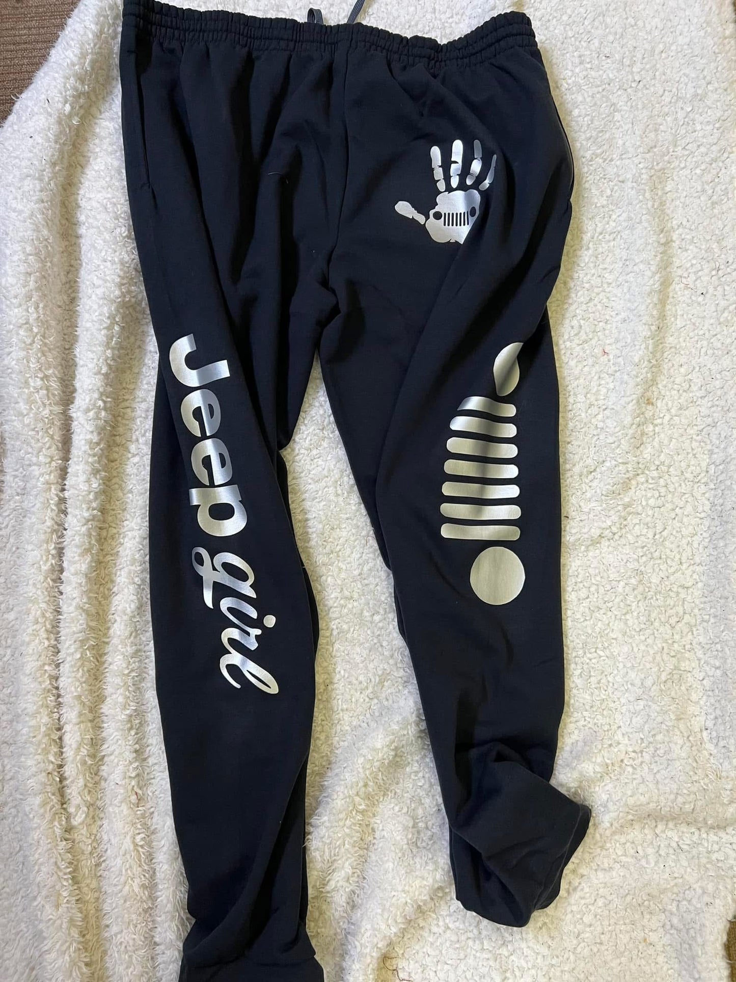 New unisex jerzees bottoms black