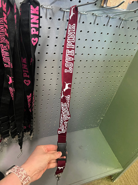 New love, pink lanyard