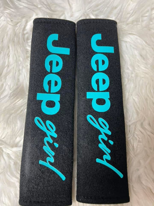 New seatbelt covers teal