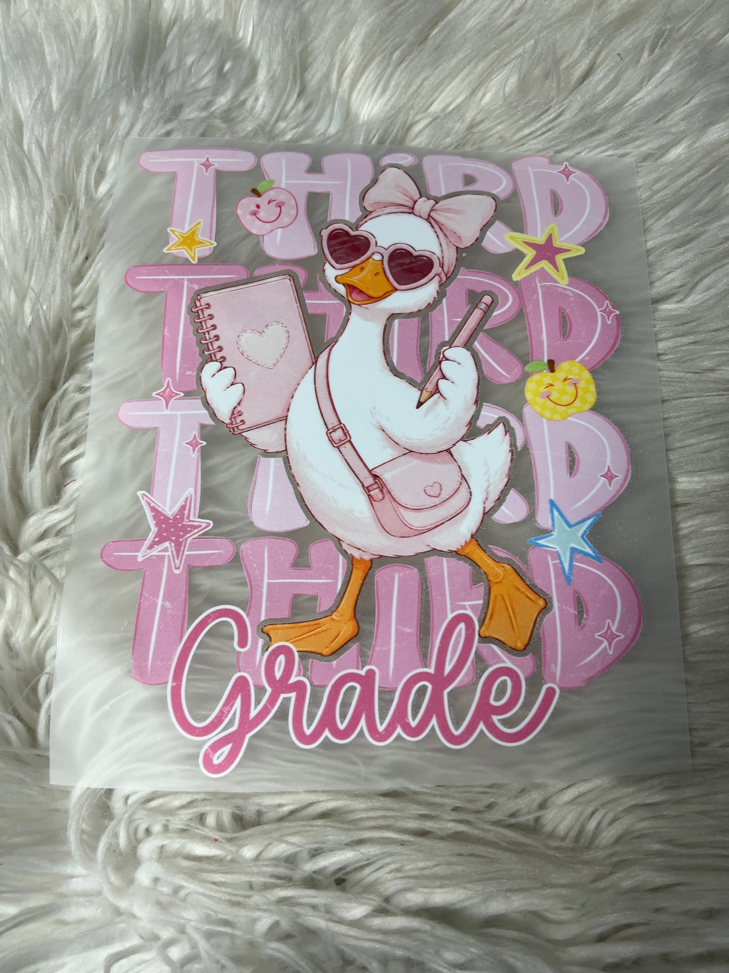New DTF back to school third grade