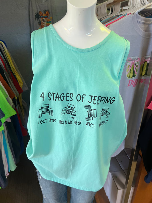 New men’s 4 x 4 tank top
