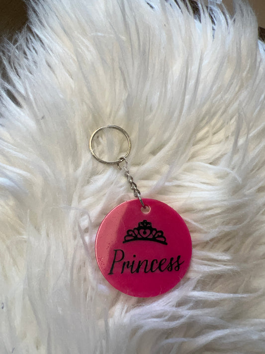 New keychain pink princess
