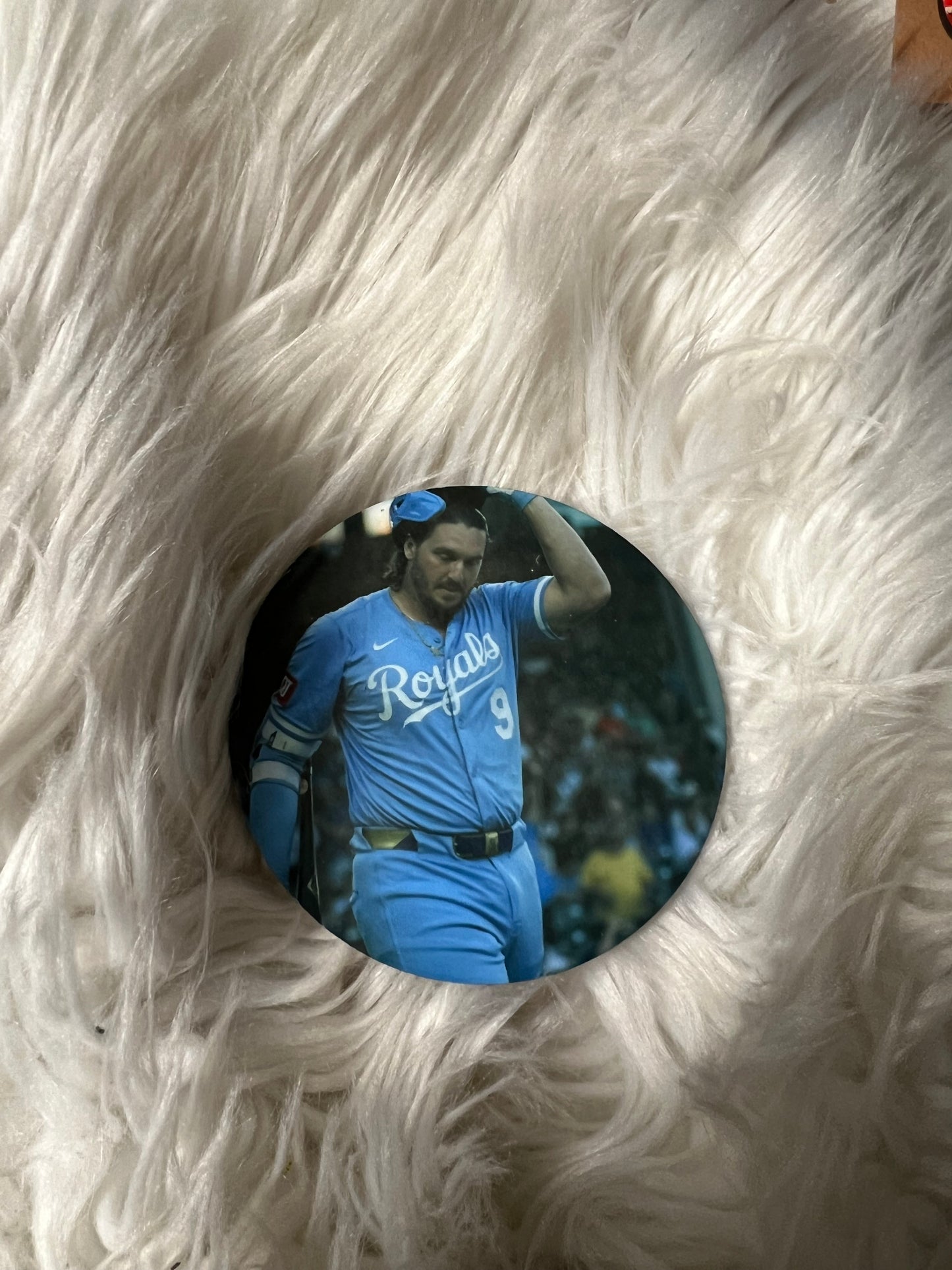Baseball cork coasters